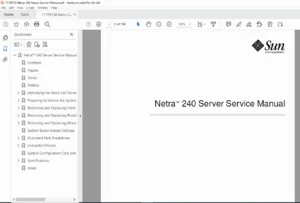 Sun Netra 240 Server Service Manual (817-3882-12) PDF DOWNLOAD