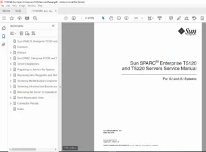 Sun SPARC Enterprise T5120 & T5220 Servers Service & Diagnostics Manual - PDF