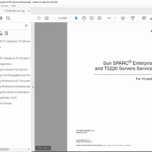 Sun SPARC Enterprise T5120 & T5220 Servers Service & Diagnostics Manual - PDF