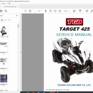 TGB Target 400 / 425 ATV Service Repair Manual – Full Workshop Edition PDF