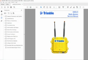 Trimble SNRx10 Radio Modem – Service Manual (P/N 59646-SVC Rev B) PDF