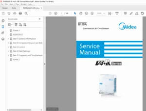 V4+R Series VRF Heat Recovery Service Manual – 3-Pipe Repair & Diagnostics