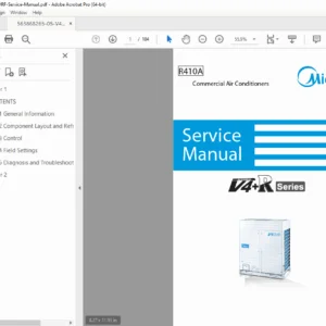 V4+R Series VRF Heat Recovery Service Manual – 3-Pipe Repair & Diagnostics