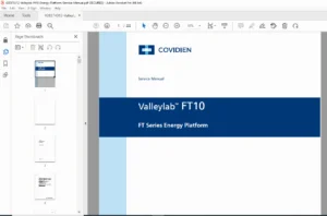 Valleylab FT10 Energy Platform Service Manual – PDF Download