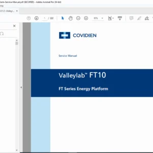 Valleylab FT10 Energy Platform Service Manual – PDF Download