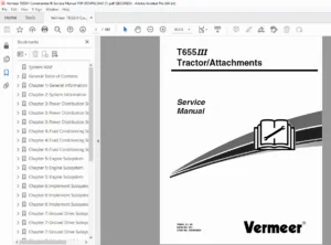 Vermeer T655III Commander III Service Manual PDF DOWNLOAD