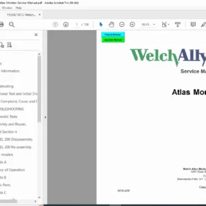 Welch Allyn Atlas Patient Monitor Service Manual - pdf