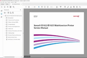 Xerox B1022 / B1025 Multifunction Printer Service Manual – PDF Download