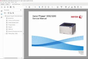 Xerox Phaser 3052 3260 Service Manual PDF Laser Printer 702P02830 Jun 2014 - PDF