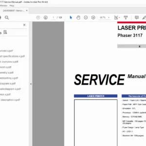 Xerox Phaser 3117 Service Manual - PDF DOWNLOAD