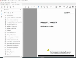 Xerox Phaser 3300MFP Service Manual PDF