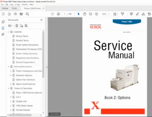 Xerox Phaser 5500 Finisher & Paper Tray Options Service Manual – PDF Download