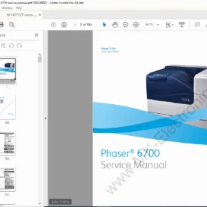 Xerox Phaser 6700 Color Laser Printer Service Manual PDF (Full Repair Guide)