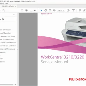 Xerox WorkCentre 3210/3220 Service Manual (2009) – Genuine Factory PDF