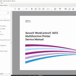 Xerox WorkCentre 3655 / 3655i – Service Manual PDF