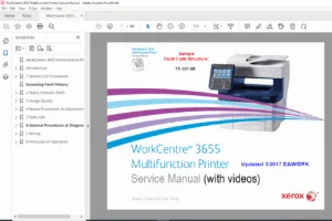 Xerox WorkCentre 3655 Service Manual – Full Diagnostic & Repair Guide (PDF)
