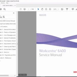 Xerox WorkCentre 6400 Service Manual 2009 - PDF DOWNLOAD