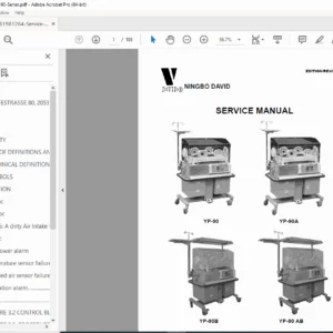 YP-90 Series Infant Incubator Service Manual (YP-90 / A / B / AB) – PDF Download