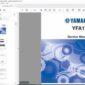 Yamaha Breeze YFA1W Service Manual PDF DOWNLOAD