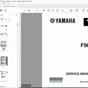 Yamaha F90D Service Manual (F90TR) - PDF DOWNLOAD
