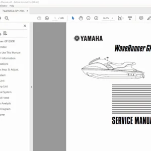Yamaha GP1200R WaveRunner Service Manual PDF