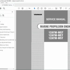 Yanmar Diesel Engine Service Manual PDF DOWNLOAD