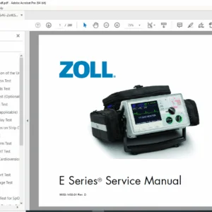 ZOLL E Series Defibrillator Service Manual – Maintenance & Repair PDF