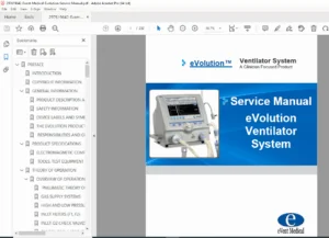 eVent Medical eVolution Ventilator Service Manual PDF (2010 Rev. C)