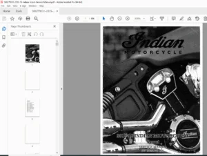 2015–2016 Indian Scout Service Manual PDF – Repair & Maintenance Guide