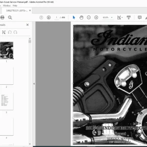 2015–2016 Indian Scout Service Manual PDF – Repair & Maintenance Guide