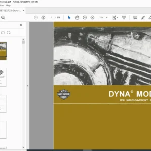 2016 Harley-Davidson Dyna Service Manual PDF – Repair & Maintenance