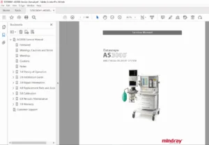 AS3000 Anesthesia Delivery System Service Manual – Repair PDF