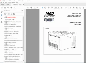 Agfa Drystar 2000 Service Manual PDF – Installation, Repair & Setup