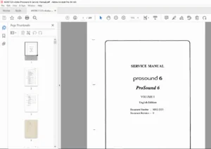 Aloka ProSound 6 Ultrasound System Service Manual Volume 1 PDF