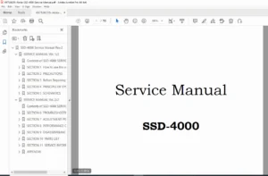 Aloka SSD-4000 Ultrasound Service Manual PDF – Repair & Maintenance