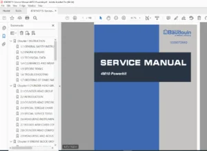 Baudouin 4M10 Powerkit Industrial Diesel Engine Service Manual PDF