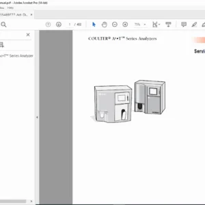 Beckman Coulter AcT 8/10, diff & diff 2 Service Repair Manual - PDF
