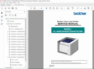 Brother HL-4040CN HL-4050CDN HL-4070CDW Service Manual PDF