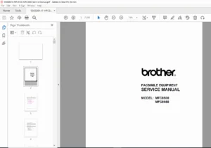 Brother MFC8500 MFC9660 Service Manual - PDF DOWNLOAD