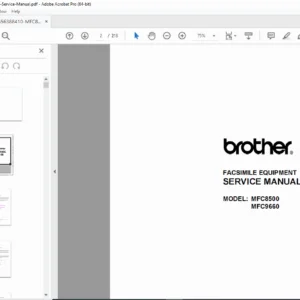 Brother MFC8500 MFC9660 Service Manual - PDF DOWNLOAD