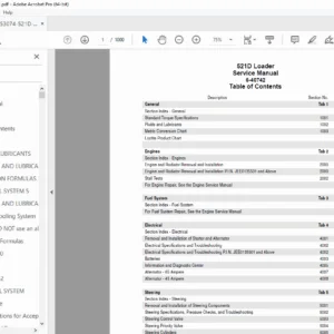 CASE 521D Skidder Service Manual – Case Corporation Workshop PDF