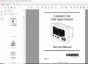 CASMED 740 Patient Monitor Service Manual PDF – Calibration & Diagnostics