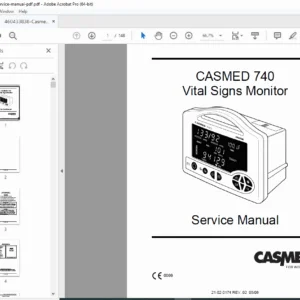 CASMED 740 Patient Monitor Service Manual PDF – Calibration & Diagnostics