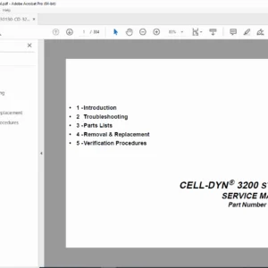 CELL-DYN 3200 Hematology Analyzer Service Manual – Repair & Diagnostics PDF