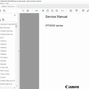 Canon iPF 8000 8000S 8100 8300 8300S Large Format Printer Service Manual PDF