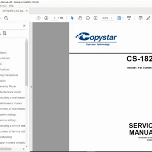 Copystar CS-1820 Copier Service Manual - PDF DOWNLOAD