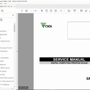 DIGI SM-300 Service Manual PDF – Edition 7 PDF DOWNLOAD