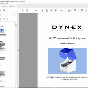 DYNEX DS2 Automated ELISA System Complete Service Repair Manual PDF