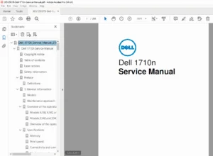 Dell 1710n Laser Printer Service Manual – Repair & Maintenance PDF
