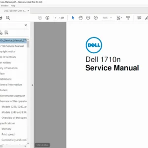 Dell 1710n Laser Printer Service Manual – Repair & Maintenance PDF